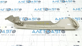 Garnitură scaun pasager, lateral dreapta jos BMW 5 G30 17-23 Elfenbein-Weiss