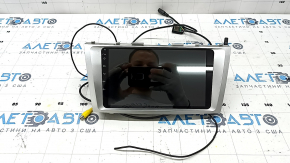 Монитор, дисплей, навигация Toyota Camry v40 07-09 Android 13, скол, царапина, тычки и трещины в рамке, обрезаны провода антенн