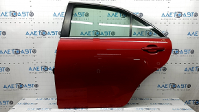 Дверь в сборе задняя левая Toyota Camry v40 красный 3R3, тычки, тычка на молдинге