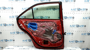 Дверь в сборе задняя левая Toyota Camry v40 красный 3R3, тычки, тычка на молдинге