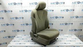 Пассажирское сидение Toyota Camry v40 07-09 с airbag, механика, велюр бежевое, под химчистку