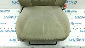 Пассажирское сидение Toyota Camry v40 07-09 с airbag, механика, велюр бежевое, под химчистку