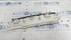 Накладка задней форточки верхня правая Ford Focus mk3 11-18 4d серая, надлом крепления
