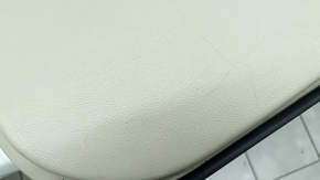 Обшивка двери карточка задняя правая Toyota Camry v40 бежевая с коричневым, вставка пластик, подлокотник велюр, с ручкой, под чистку, побелел пластик, царапины