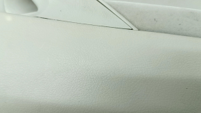 Обшивка двери карточка передняя правая Toyota Camry v40 бежевая с коричневым, вставка пластик, подлокотник велюр, без управления, под химчистку, побелел пластик, царапины, разбух уплотнитель