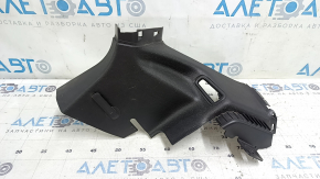Накладка задней стойки центральная правая Ford Focus mk3 11-18 4d черный, царапины