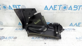 Накладка задней стойки центральная правая Ford Focus mk3 11-18 4d черный, царапины