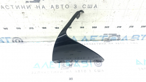 Ornament bară față, stânga jos, BMW X7 G07 19-22 M-Sport, nisip
