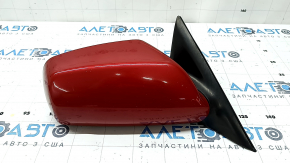 Зеркало боковое правое в сборе Toyota Camry v40 usa 3 пина, красное, надломано креплние крышки