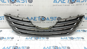 Решетка радиатора grill Toyota Camry v40 07-09 hybrid, хром, песок
