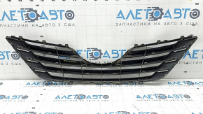 Решетка радиатора grill Toyota Camry v40 07-09 hybrid, хром, песок
