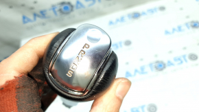 Ручка КПП Ford Mustang mk6 15-23 кожа черная, хром, царапины