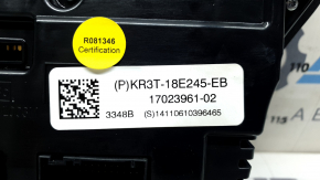 Панель управления монитором и климатом Ford Mustang mk6 15-23 под большой монитор, царапины
