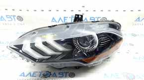 Фара передняя левая в сборе Ford Mustang mk6 18-23 LED, песок
