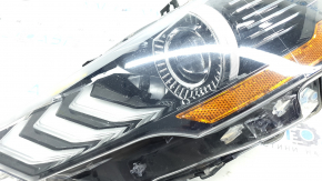 Фара передняя левая в сборе Ford Mustang mk6 18-23 LED, песок