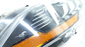 Фара передняя правая в сборе Ford Mustang mk6 18-23 LED песок