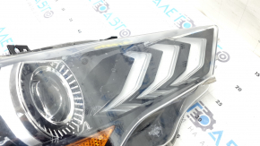 Фара передняя правая в сборе Ford Mustang mk6 18-23 LED песок