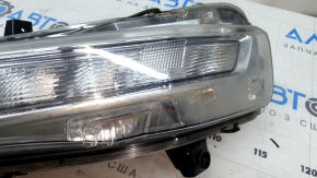 Поворотник дхо/drl левый Ford Mustang mk6 18-23 рест LED, песок, потёрт
