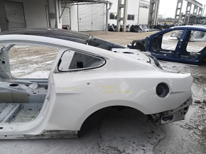 Четверть крыло задняя левая Ford Mustang mk6 15-23 купе, на кузове, белая, тычки. крашеная 0.25-0.3