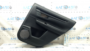 Panou ușă spate dreapta, Honda CRV 23-26, piele neagră cu cusături portocalii, Sport, ornament negru lucios, zgârieturi