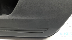 Panou ușă dreapta față neagră pentru Honda CRV 23-26, cotieră din piele neagră cu cusături portocalii, ornament negru lucios, lovituri, lovituri