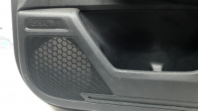 Panou ușă dreapta față neagră pentru Honda CRV 23-26, cotieră din piele neagră cu cusături portocalii, ornament negru lucios, lovituri, lovituri