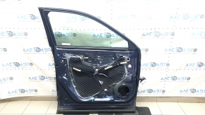 Дверь в сборе передняя левая Honda CRV 23-26 keyless, синий B640M, мелкие царапины