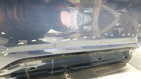 Дверь голая задняя правая Honda CRV 23-26 синий B640M, замята, глубокие царапины, замята, потёрта