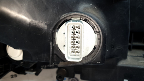 Фара передняя левая в сборе Honda CRV 23-26 LED с черным глянцевым молдингом, песок