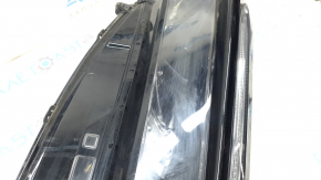 Фара передняя левая в сборе Honda CRV 23-26 LED с черным глянцевым молдингом, песок