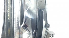 Фара передняя правая в сборе Honda CRV 23-26 LED с черным глянцевым молдингом, песок