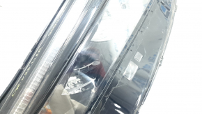 Фара передняя правая в сборе Honda CRV 23-26 LED с черным глянцевым молдингом, песок
