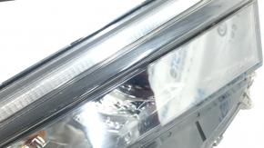 Фара передняя правая в сборе Honda CRV 23-26 LED с черным глянцевым молдингом, песок