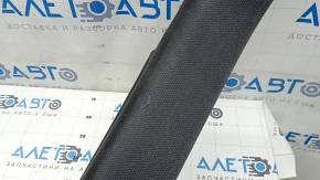 Накладка порога задняя левая Mini Cooper Countryman R60 10-16 черная, царапины, сломано крепление
