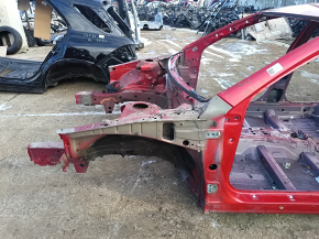 Четверть передняя левая Toyota Camry v40 на кузове, красная, ржавая, крашенная