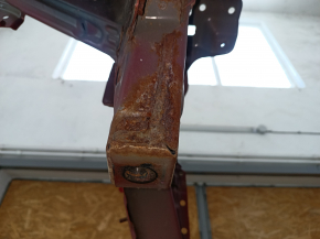 Panou lateral stânga față Toyota Camry v40 pe caroserie, roșu, ruginit, vopsit
