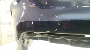 Бампер передний голый Honda CRV 23-26 синий B640M, песок, царапины, тычки, вмятины, нет фрагмента, не заводские отверстия