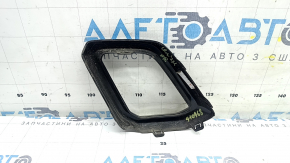 Накладка губы переднего бампера правая Honda CRV 23-26 HEV черный глянец, песок, царапины