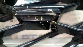 Решетка радиатора grill Honda CRV 23-26 HEV с черным глянцевым молдингом, песок, надломана, трещины
