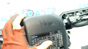 Торпедо передняя панель без AIRBAG Honda CRV 23-26 черная, с обрамлением щитка приборов и рулевой колонки, под чистку, царапины