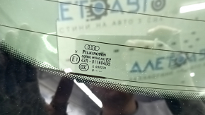 Дверь багажника голая со стеклом Audi Q8 19-26 алюминий, тонировка, белый LC9A