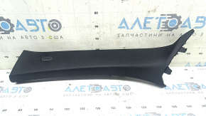 Накладка передней стойки левая верхняя BMW X5 G05 19-23 черная, с заглушкой, царапины