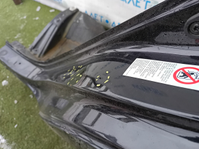 Четверть крыло задняя левая Toyota Camry v50 12-14 usa черная, отпилена, тычки, вмятина