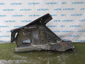 Четверть крыло задняя левая Toyota Camry v50 12-14 usa черная, отпилена, тычки, вмятина