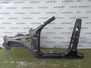 Четверть передняя левая Volvo XC90 16-26 отпилена, с центральной стойкой, черная, тычка