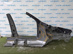 Четверть передняя левая Volvo XC90 16-26 отпилена, с центральной стойкой, черная, тычка