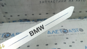 Вставка накладки порога задняя правая BMW X5 G05 19-23 хром BMW, с подсветкой, царапины