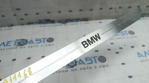Вставка накладки порога передняя правая BMW X5 G05 19-23 хром BMW, с подсветкой, царапины, тычка