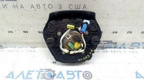 Подушка безопасности airbag в руль водительская BMW X5 G05 19-26 кожа черная, царапины