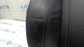 Tapițerie spătar scaun șofer BMW X5 G05 19-22 Canberra-piele bej, încălzită, șifonată, necesită curățare